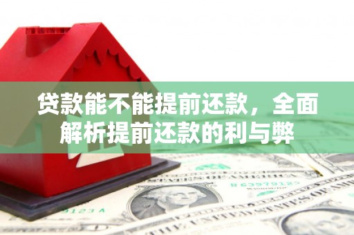 固原贷款能不能提前还款，全面解析提前还款的利与弊