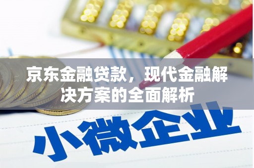 固原京东金融贷款，现代金融解决方案的全面解析