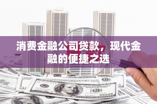 固原消费金融公司贷款，现代金融的便捷之选